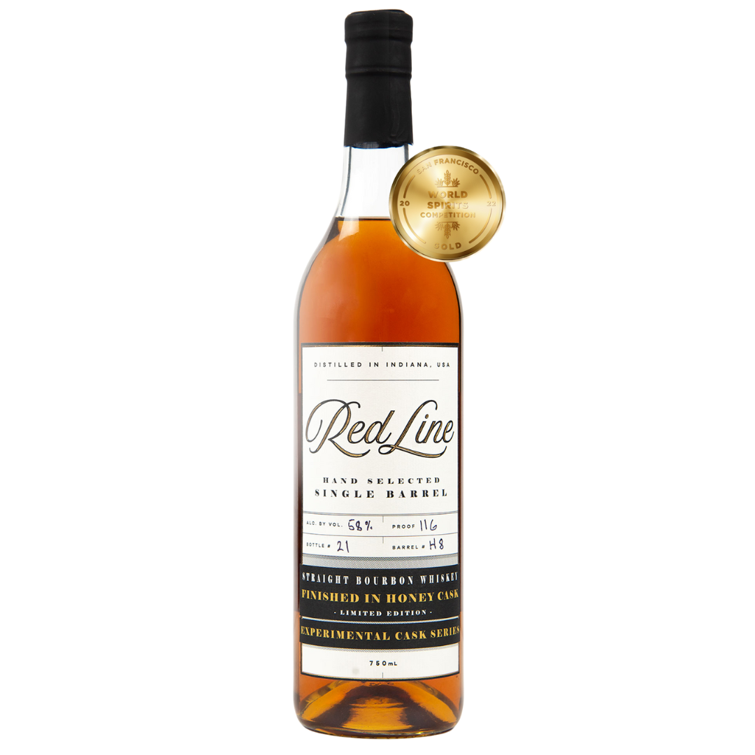Red Line Honey Cask Finish Batch #1 Straight Bourbon Whiskey 750ml