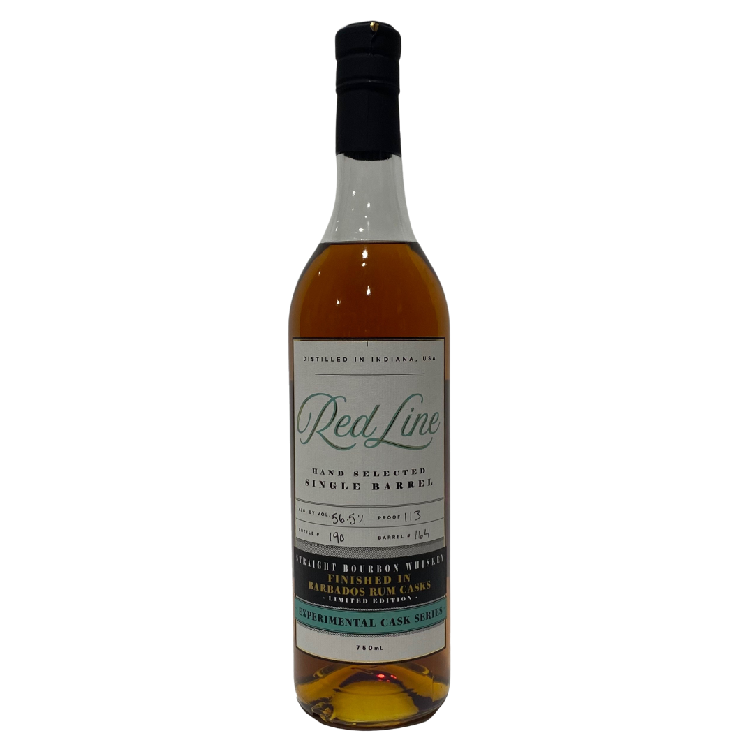 Red Line Barbados Rum Experimental Cask Series Single Barrel Straight Bourbon Whiskey 750ml