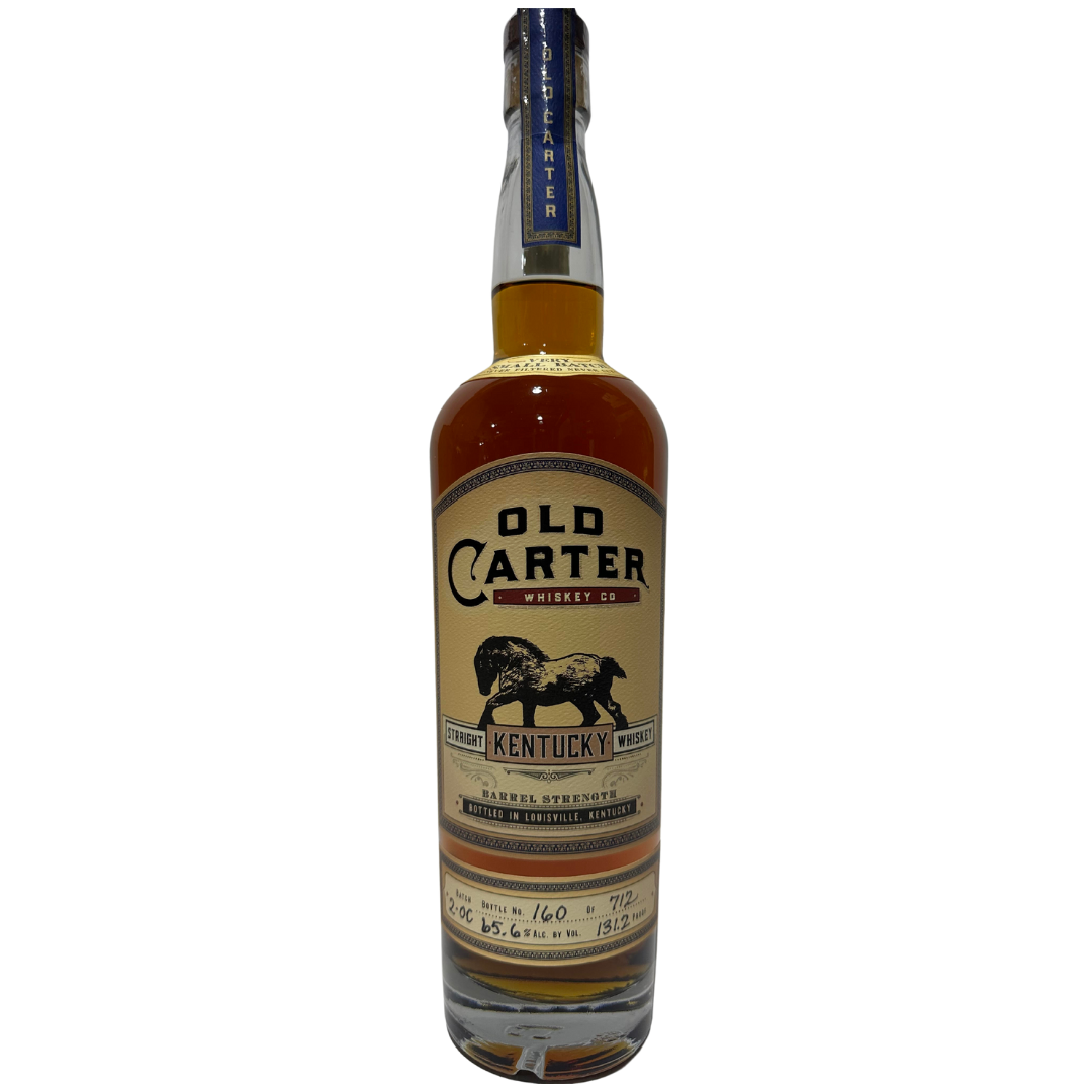 Old Carter Very Small Batch 2-OC Barrel Strength Bottle 160 of 712 Straight Kentucky Whiskey 750ml