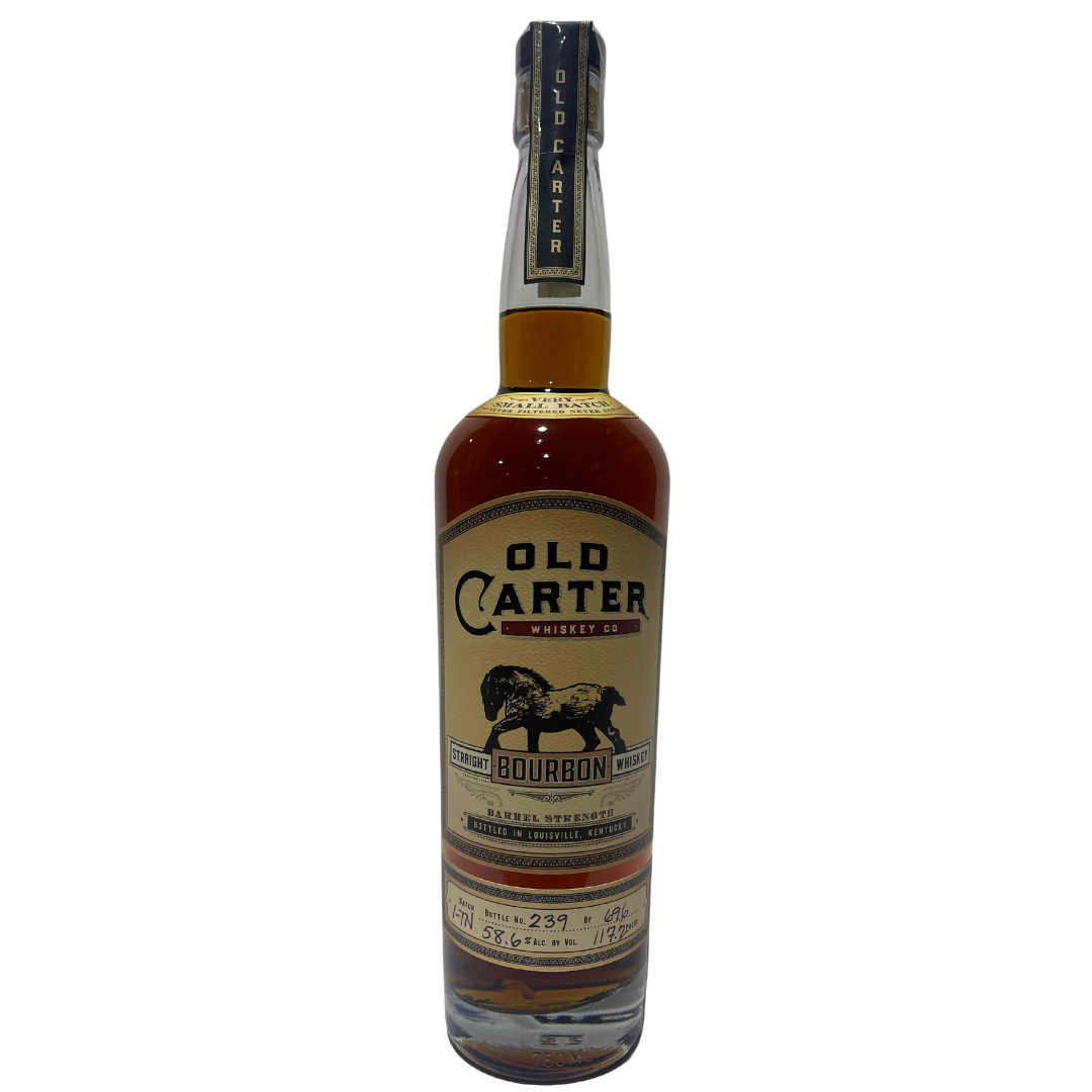 Old Carter Very Small Tennessee Batch 1 Barrel Strength Bottle 239 of 696 Straight Bourbon Whiskey 750ml