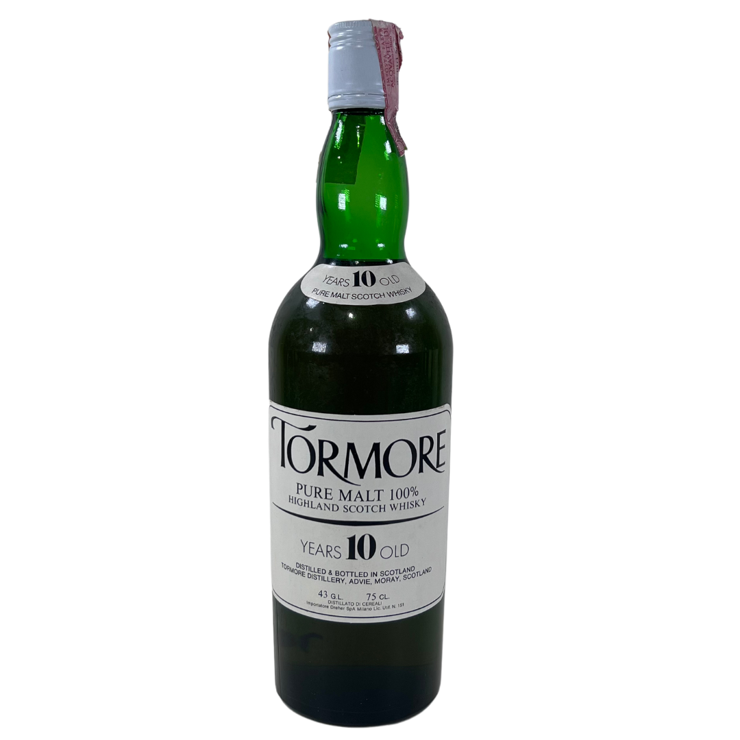 Tormore 10 Year Old 1970s Italian Import Single Malt Scotch Whisky 750ml