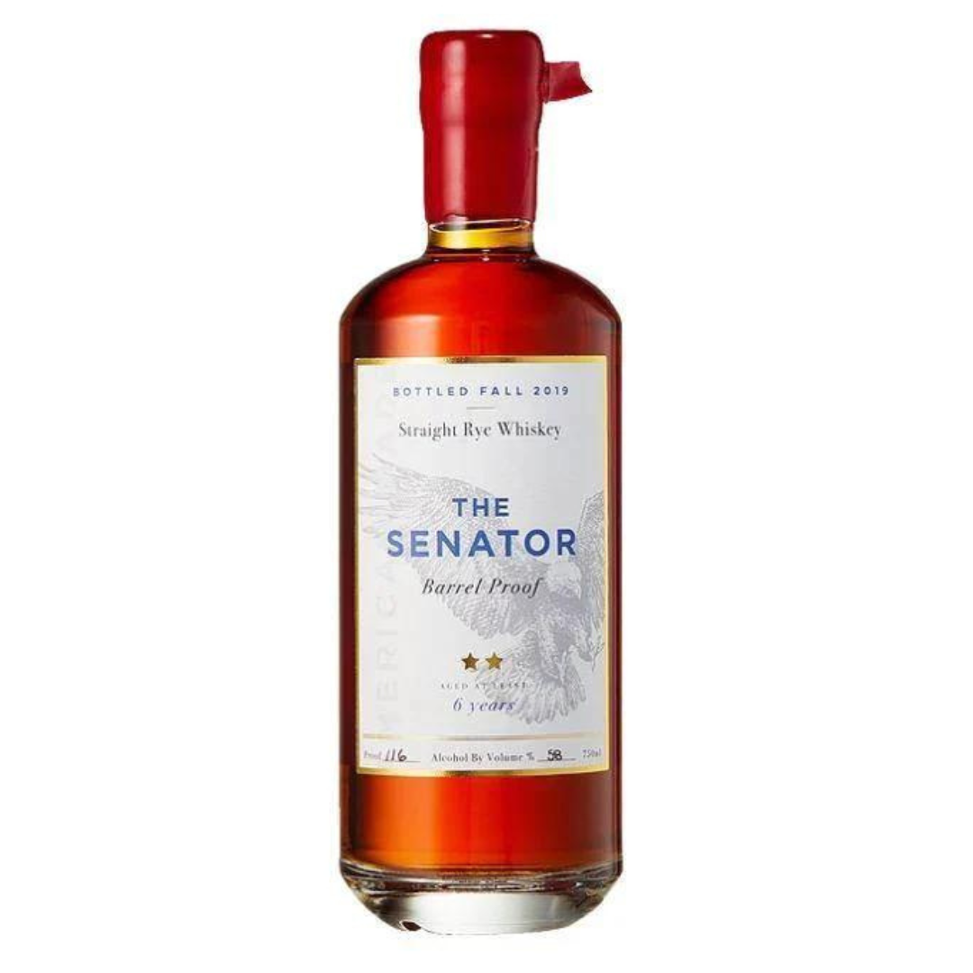 Proof and Wood The Senator Barrel Proof 6 Year Old Straight Rye Whiskey 750ml