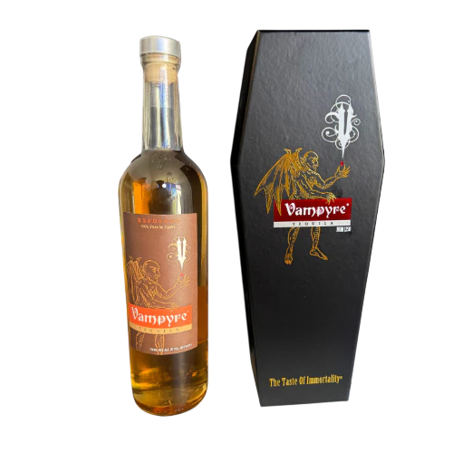 Vampyre Reposado Tequila in coffin box 750 ML