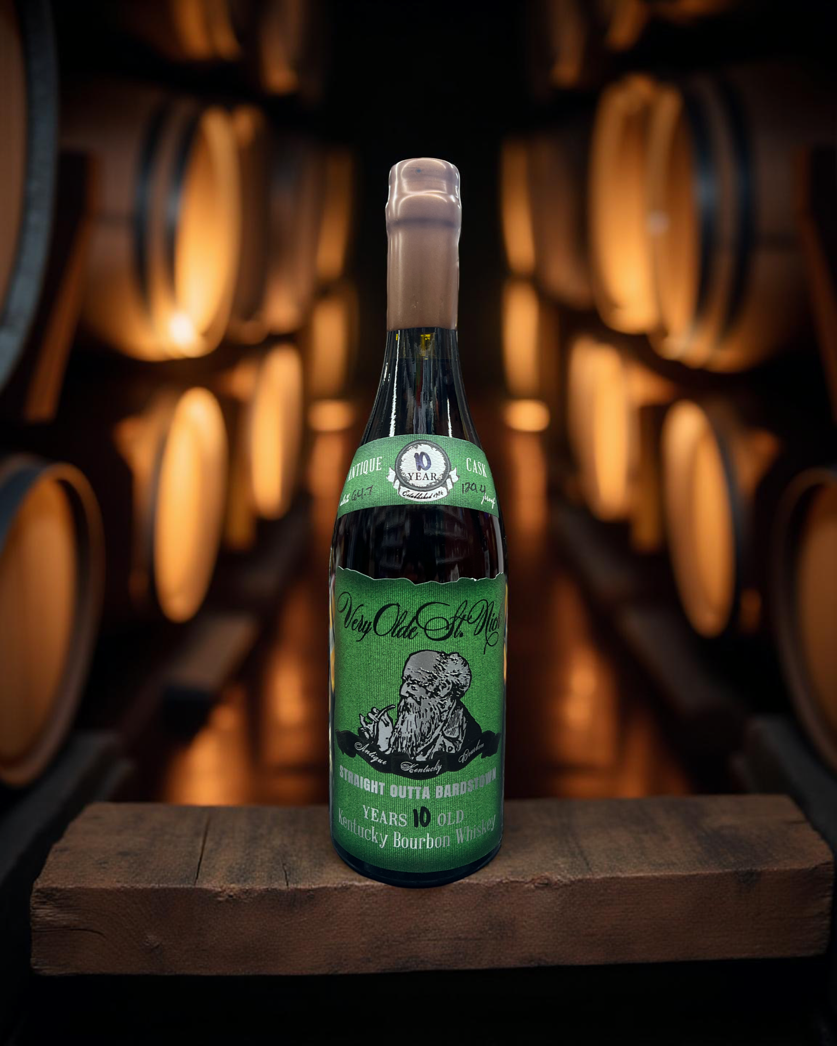 Very Olde St. Nick 10 Year Old Straight Outta Bardstown Single Barrel Straight Bourbon Whiskey