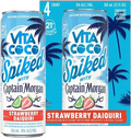 Vita Coco Spiked with Captain Morgan Strawberry Daiquiri Hard Seltzer 12-Oz Can 4-Pack