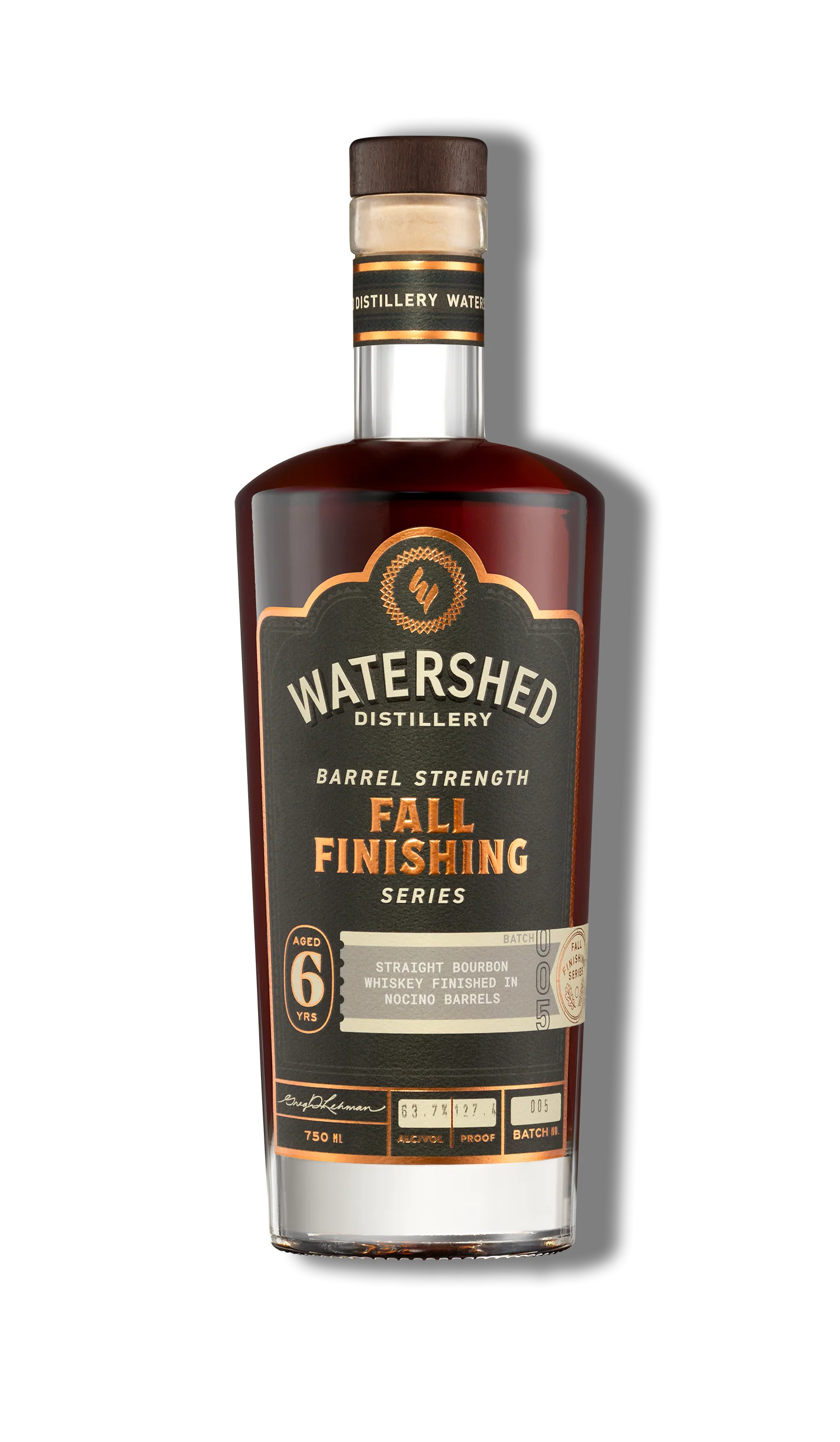 Watershed Fall Finishing Series Barrel Strength Finish In Nocino Barrels 6 Year Old Bourbon Whiskey 750ml