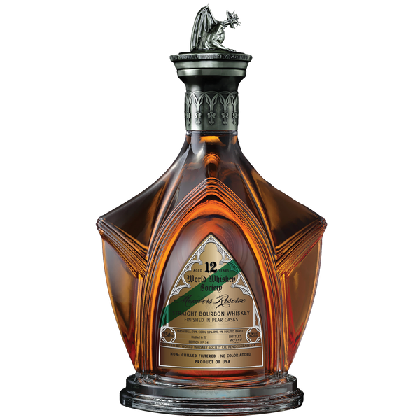 World Whiskey Society 12 Year Old Pear Brandy Casks Finished Kentucky Straight Bourbon Whiskey 750ml