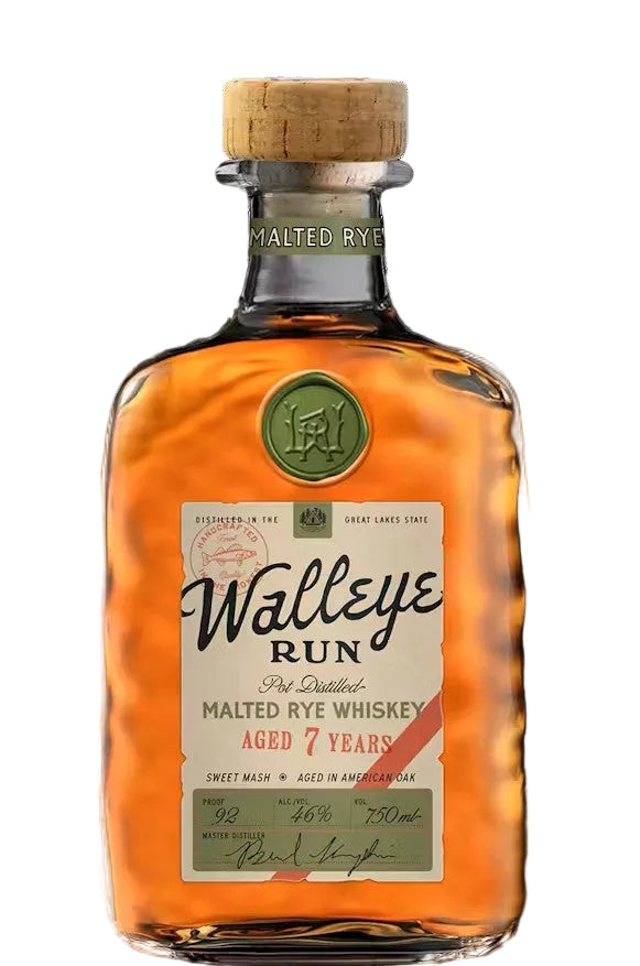 Walleye Run 7 Year Old Malted Rye Whiskey 750ml