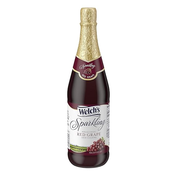 Welch's Non-Alcoholic Sparkling Red Grape Cocktail Juice 750ml