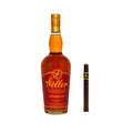 W.L. Weller Antique 107 Kentucky Straight  Bourbon Whiskey With Cigar