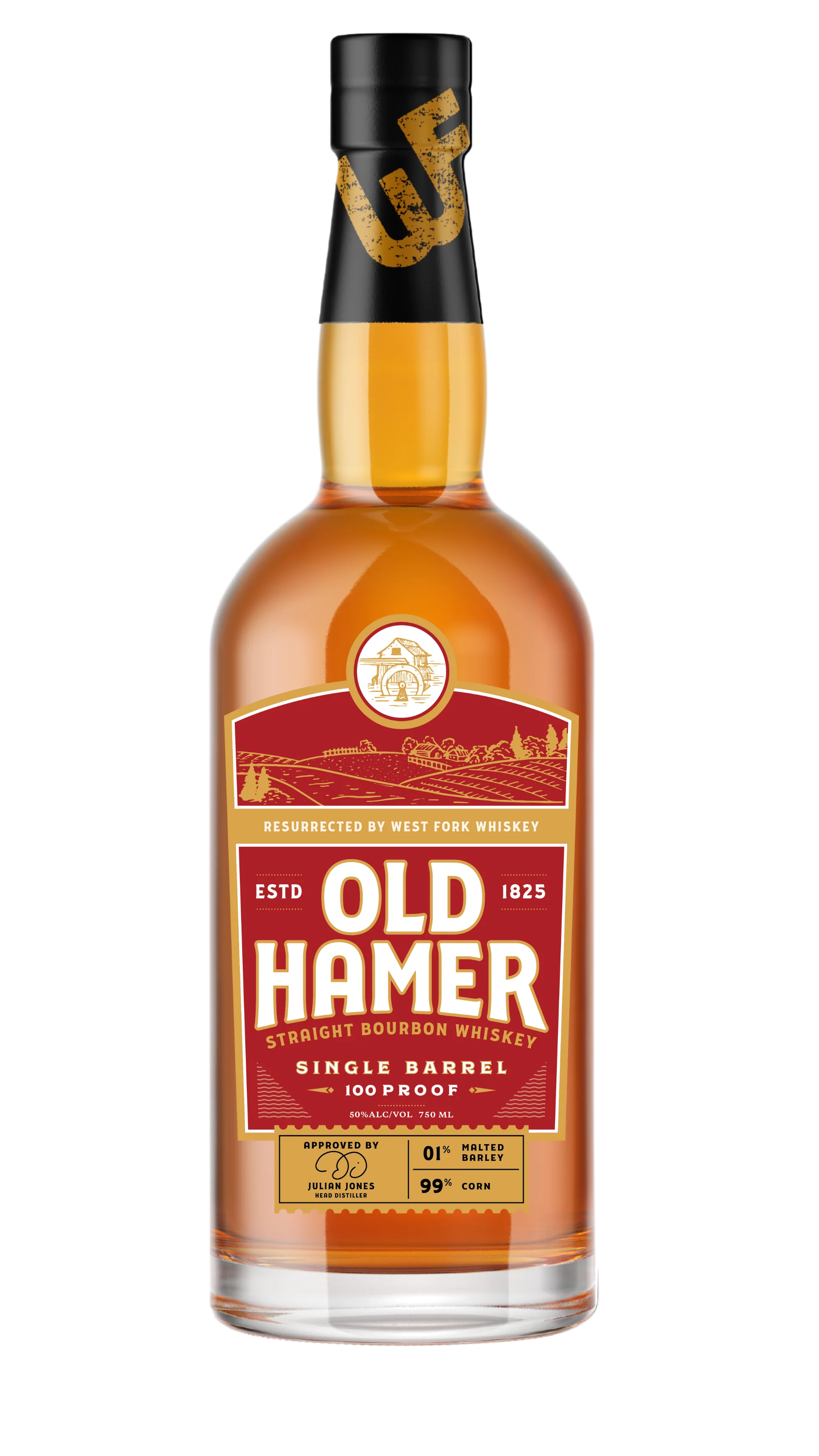 West Fork Whiskey Co. Old Hamer Straight Bourbon Whiskey 750ml
