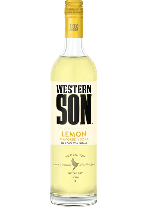 Western Son Lower Valley Lemon Flavored Vodka 750ml
