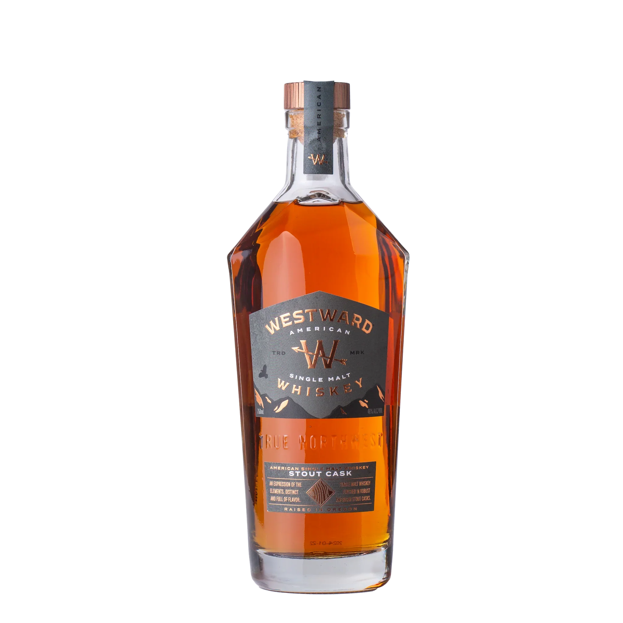 Westward Oregon Stout Cask American Single Malt Whiskey 750ml