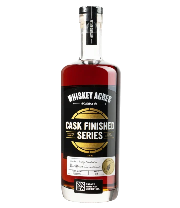 Whiskey Acres Artisan Series Dunn Vineyards Cabernet Cask Finished Bourbon 750ml