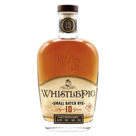 WhistlePig 10 Year Old Straight Rye Whiskey 3Lt
