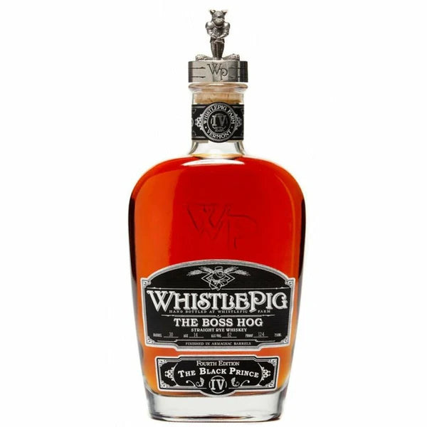 WhistlePig The Boss Hog IV The Black Prince Straight Rye Whiskey 750ml