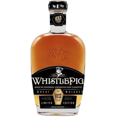 WhistlePig X Liquid Death Gravestock Wheat Whiskey 750ml