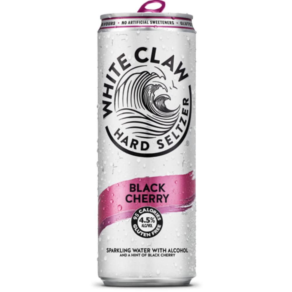 White Claw Black Cherry Hard Seltzer Beer 750ml