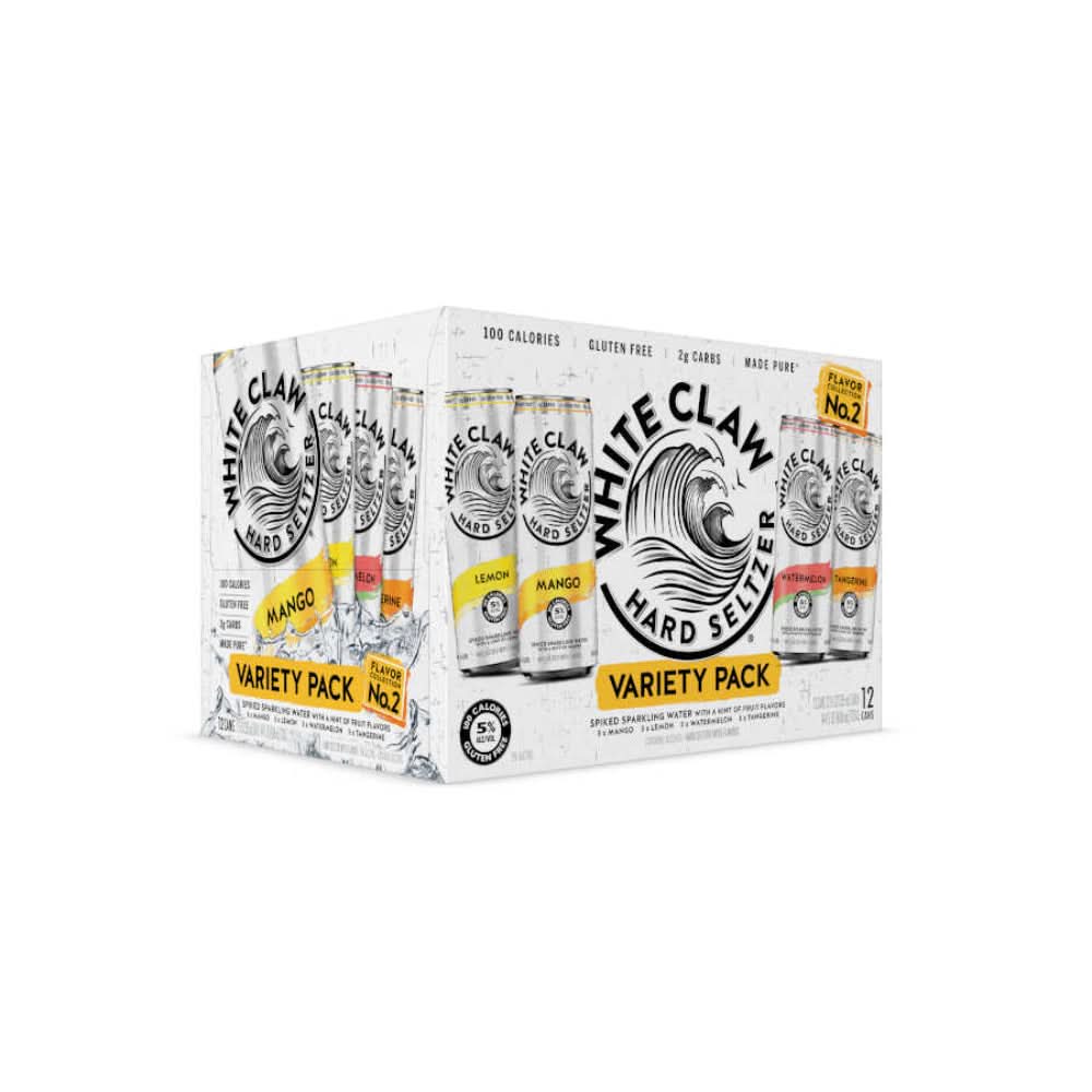 White Claw Hard Seltzer Collection No. 2 Variety Pack Cans 12-Pack