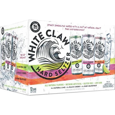 White Claw Hard Seltzer Variety Pack 12-Oz Can 12-Pack