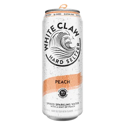 White Claw Peach Hard Seltzer 19.2-Oz