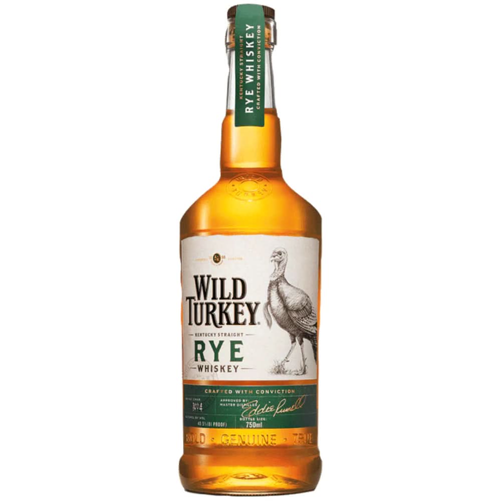Wild Turkey Kentucky Straight Rye Whiskey 750ml