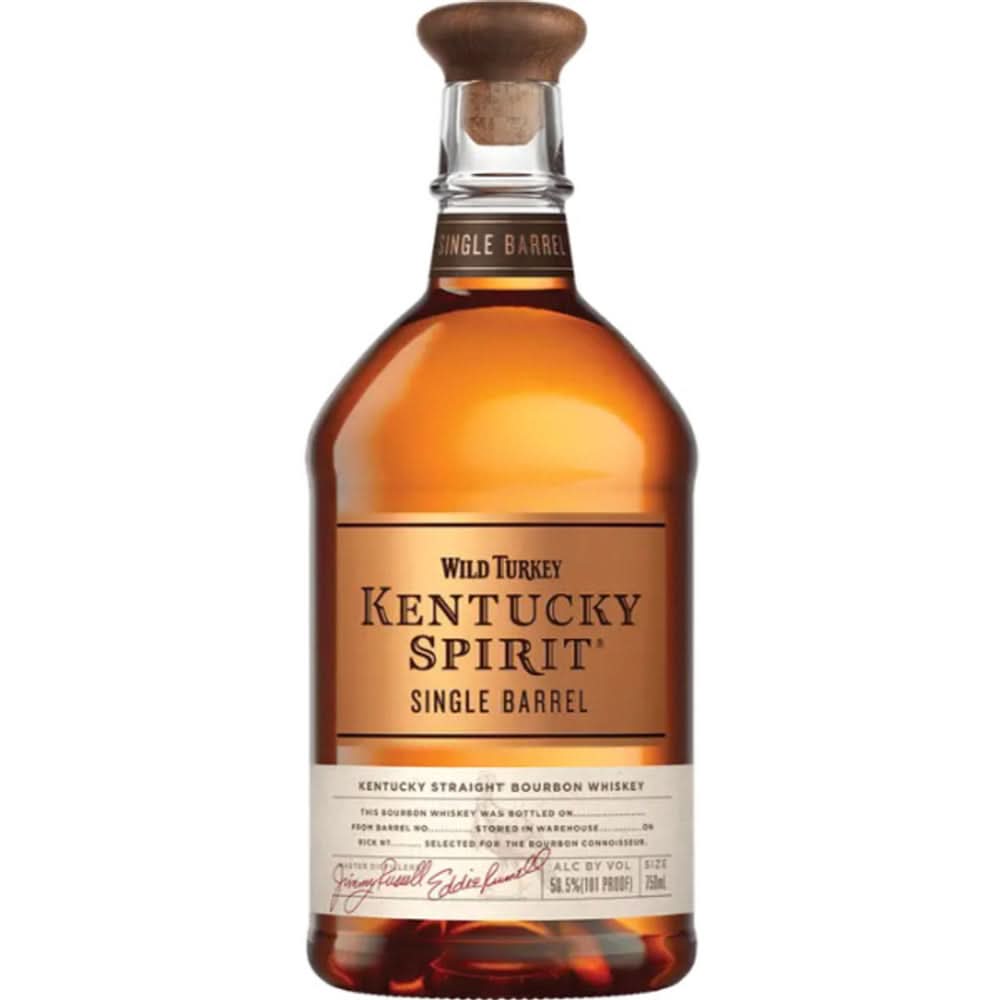 Wild Turkey 101 Kentucky Spirit Single Barrel Kentucky Straight Bourbon Whiskey 750ml