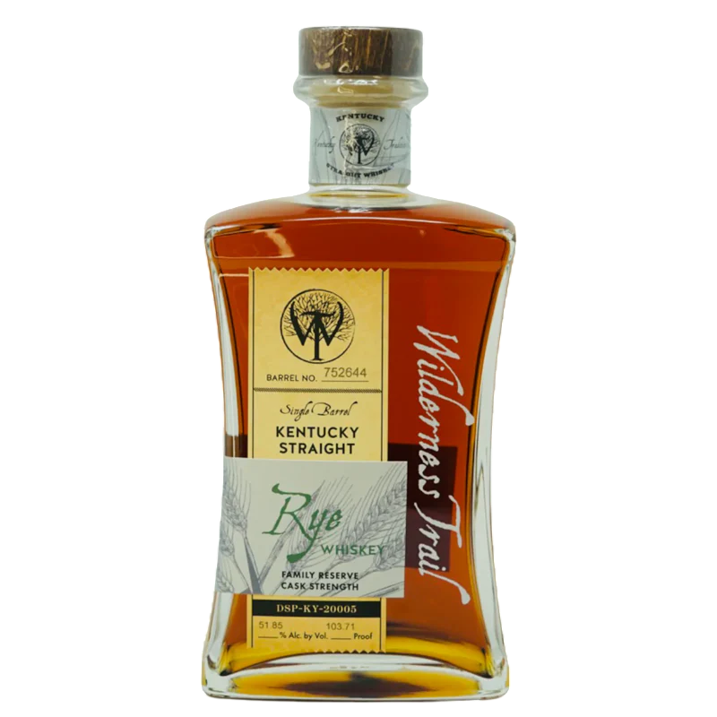 Wilderness Trail Single Barrel Kentucky RYE Straight Cask Strength The Bourbon Enthusiast (Barrel 17D13-4) 4 year 750 ml