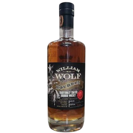 William Wolf Straight Bourbon Whiskey 750 ml