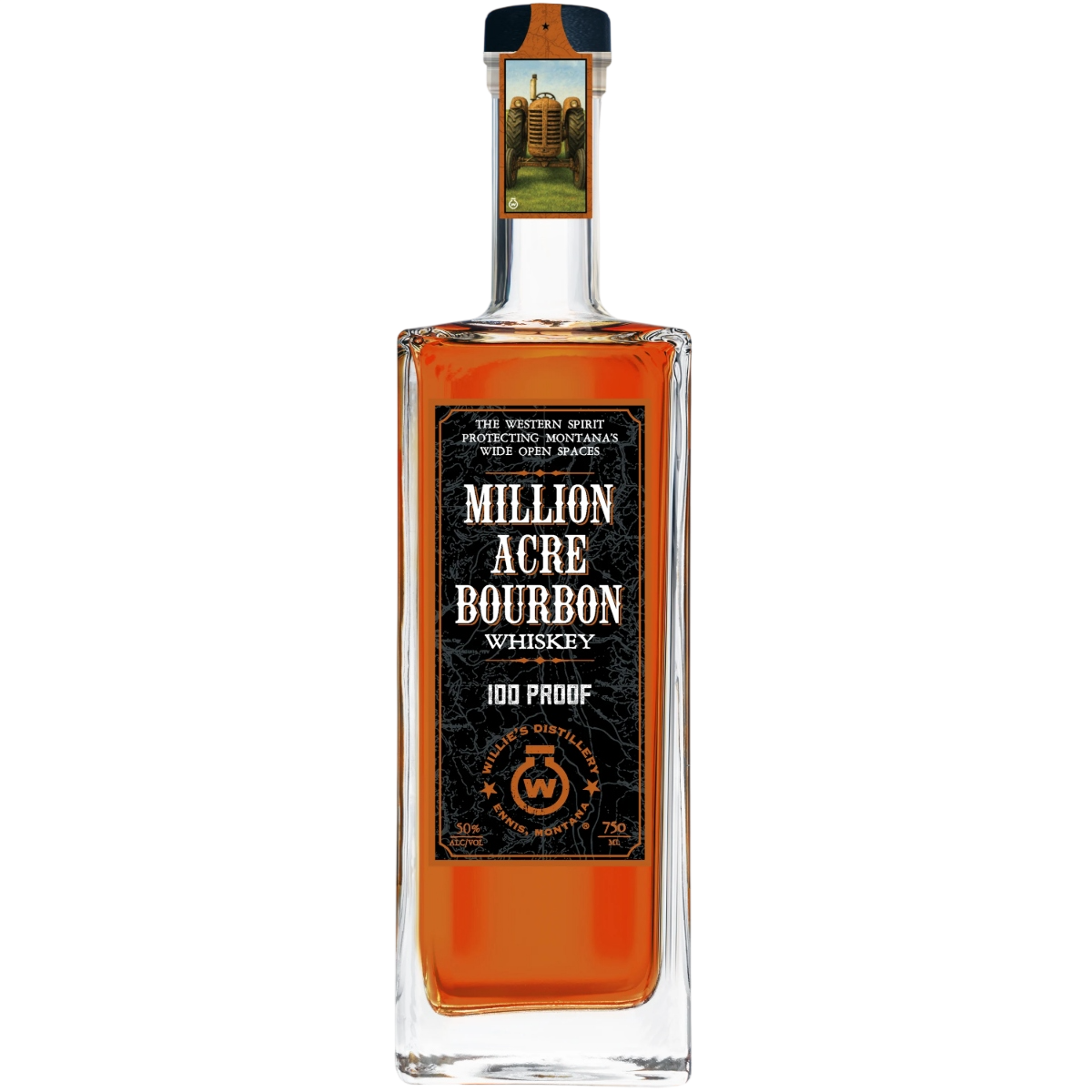 Willie's Distillery Million Acre Bourbon 750ml