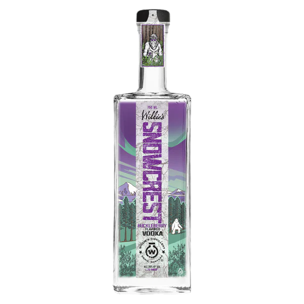 Willie's Distillery Snowcrest Huckleberry Vodka 750 ml