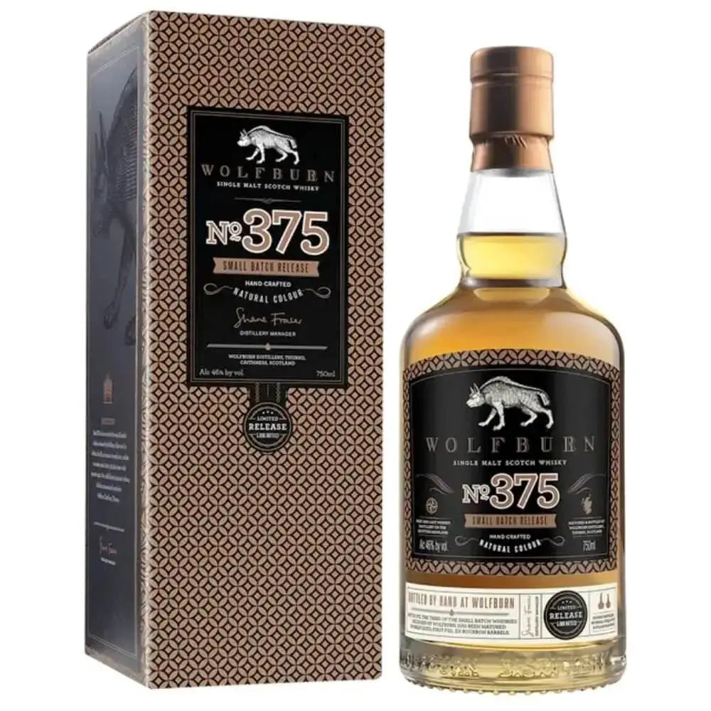 Wolfburn No. 375 Small Batch Release Single Malt Scotch Whisky 750ml