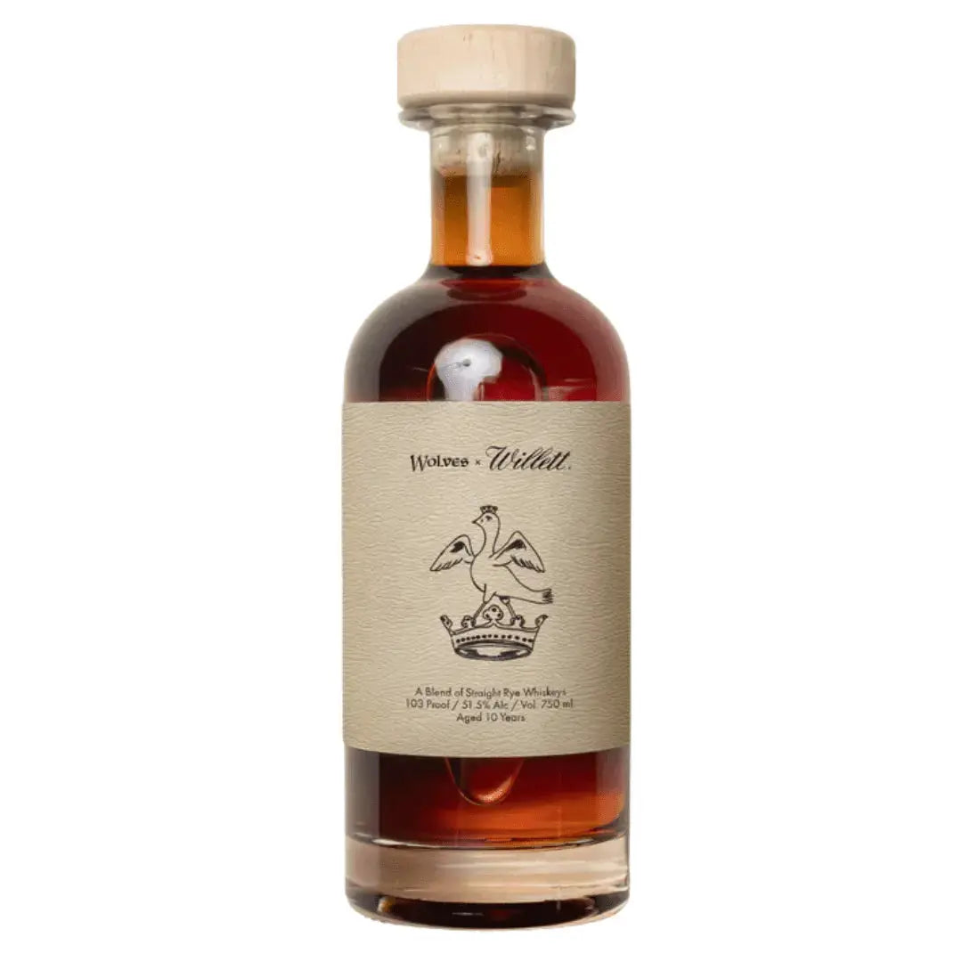 Wolves x Willett Straight Rye Whiskey 750ml