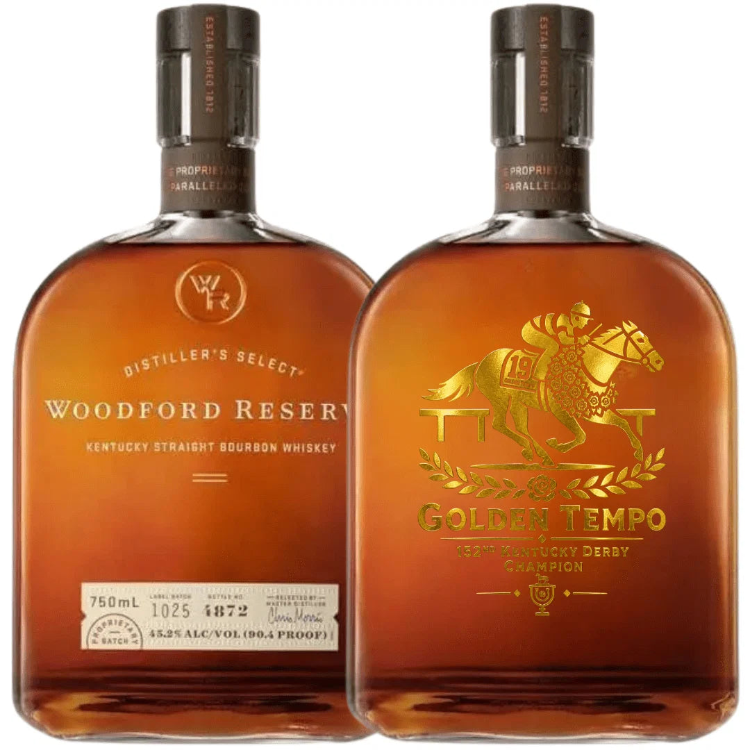 Woodford Reserve Golden Tempo Champion Gold 152th Kentucky Derby Edition Straight Bourbon Whiskey 1Lt