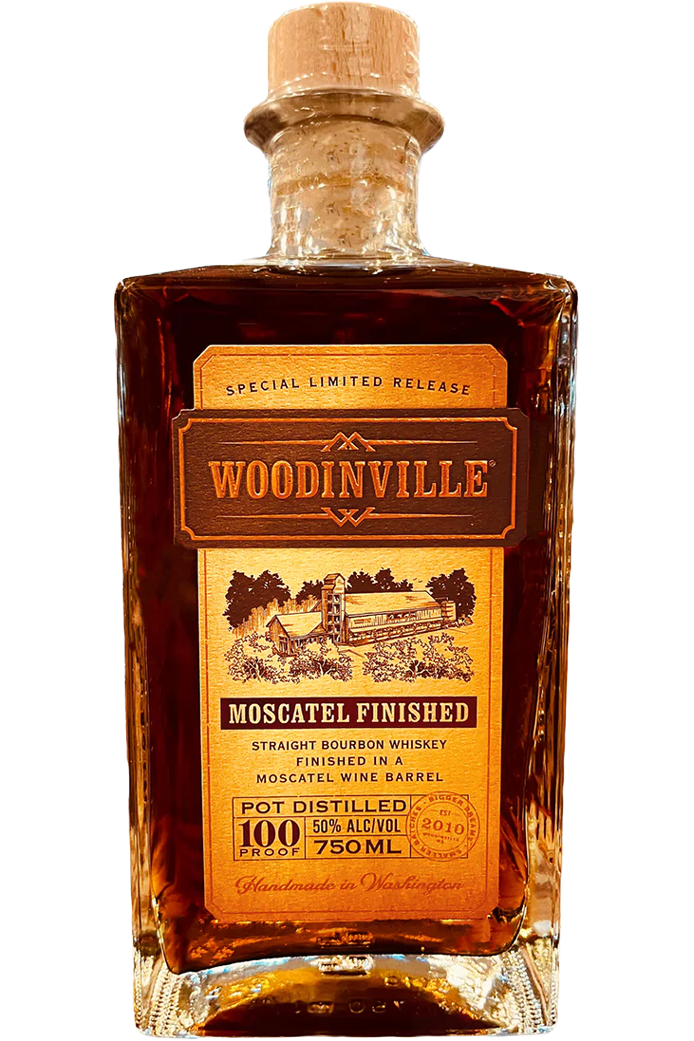 Woodinville Whiskey Co. Moscatel Finish Straight Bourbon Whiskey 750ml
