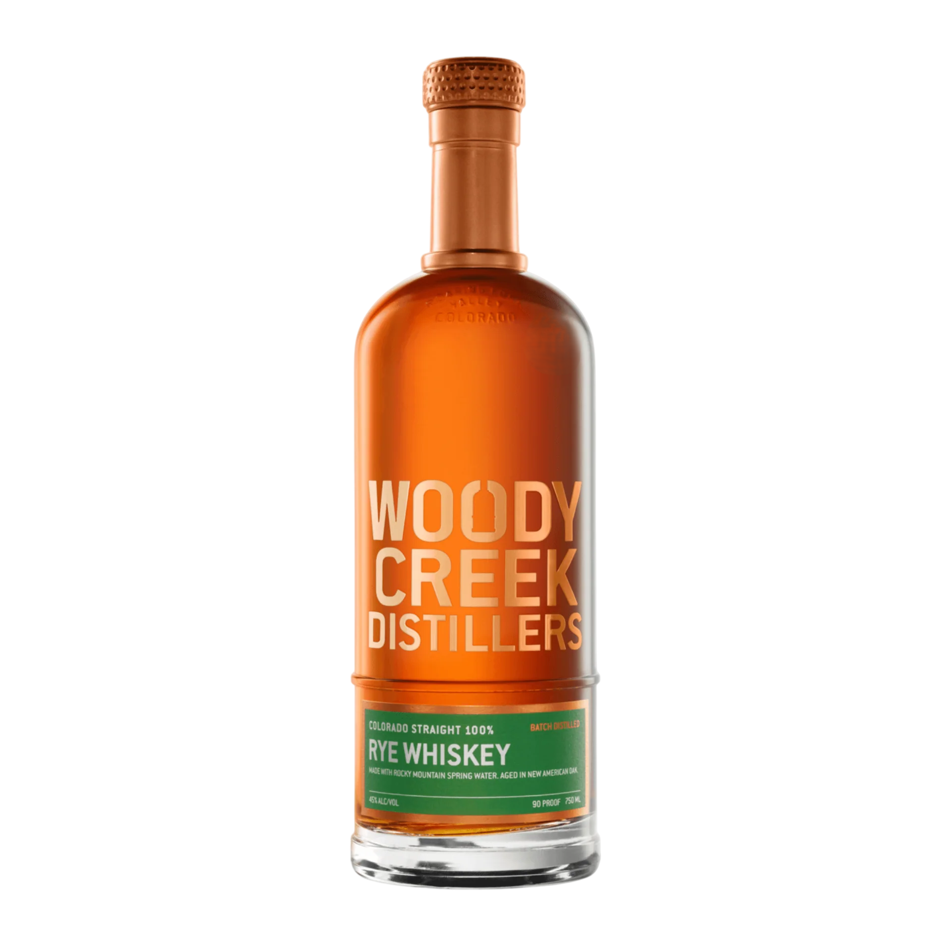 Woody Creek 100% Rye Whiskey 750 ml