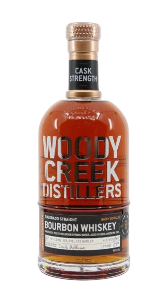 Woody Creek Distillers Limited Edition Cask Strength Colorado Straight Bourbon Whiskey 6 year 750 ml