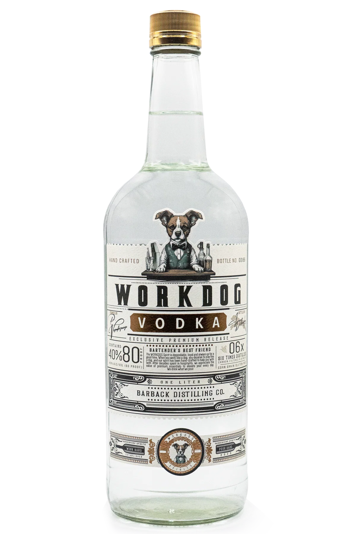 Workdog Vodka 750ml