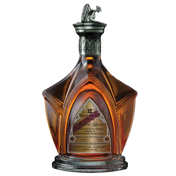 World Whiskey Society 12 Year Old Black Currant Brandy Casks Finished Kentucky Straight Bourbon Whiskey 750ml