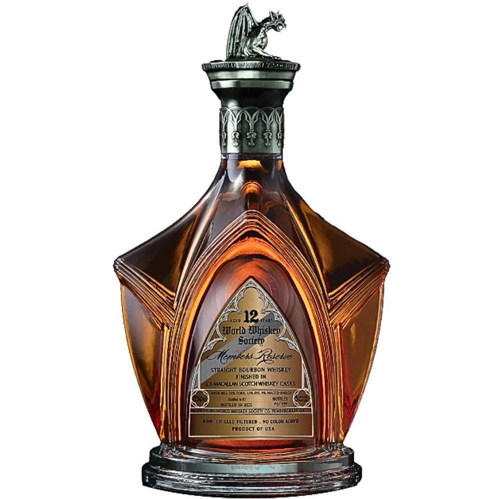 World Whiskey Society Members Reserve Ex-Macallan Cask 12 Year Old Straight Bourbon Whiskey 750ml