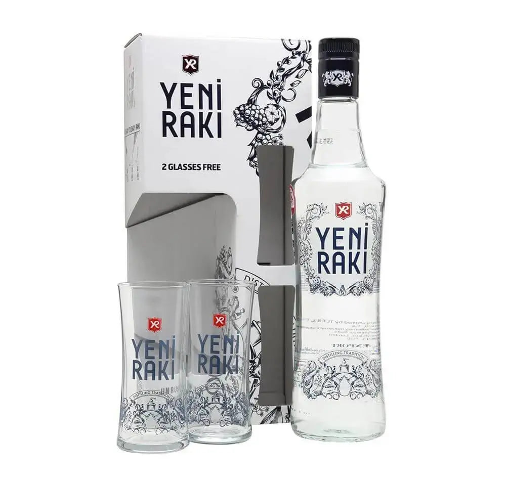 Yeni Raki 2 Glasses Free Gift Set