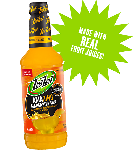 Zing Zang Mango Margarita Tequila Cocktail 1Lt