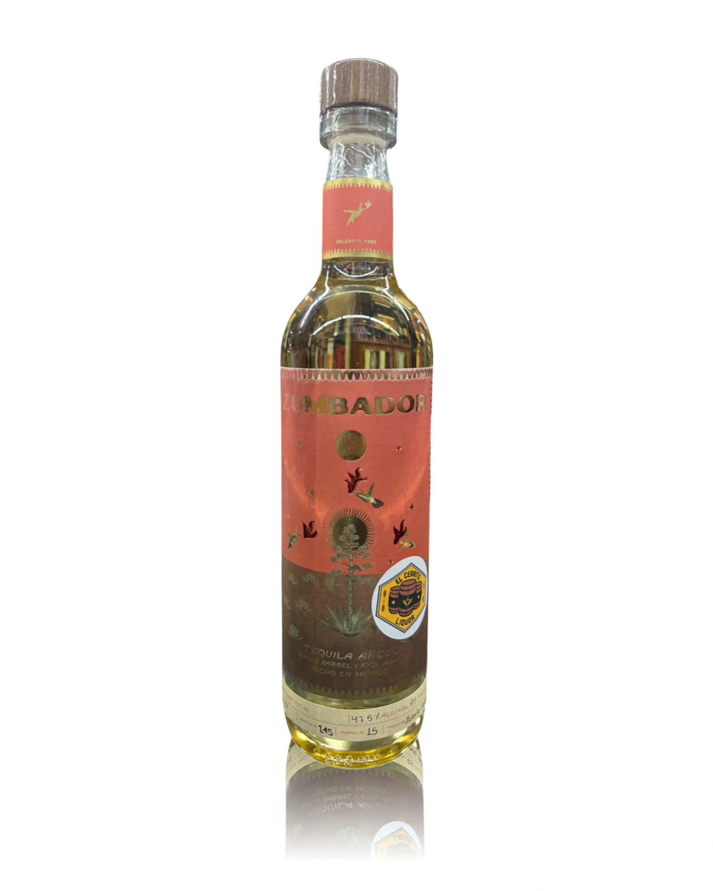 Zumbador Single Barrel El Cerrito Liquor Store Pick Anejo Tequila