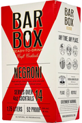 BarBox Negroni Ready-to-Drink Craft Cocktail 1.75Lt