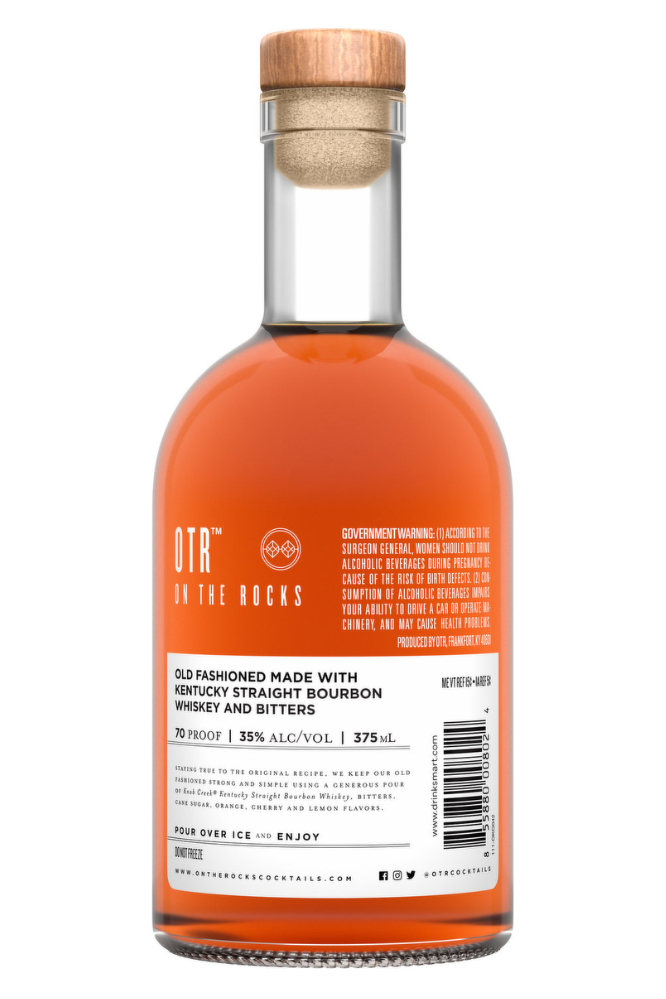 OTR - On The Rocks Premium Cocktails Old Fashioned 375ml