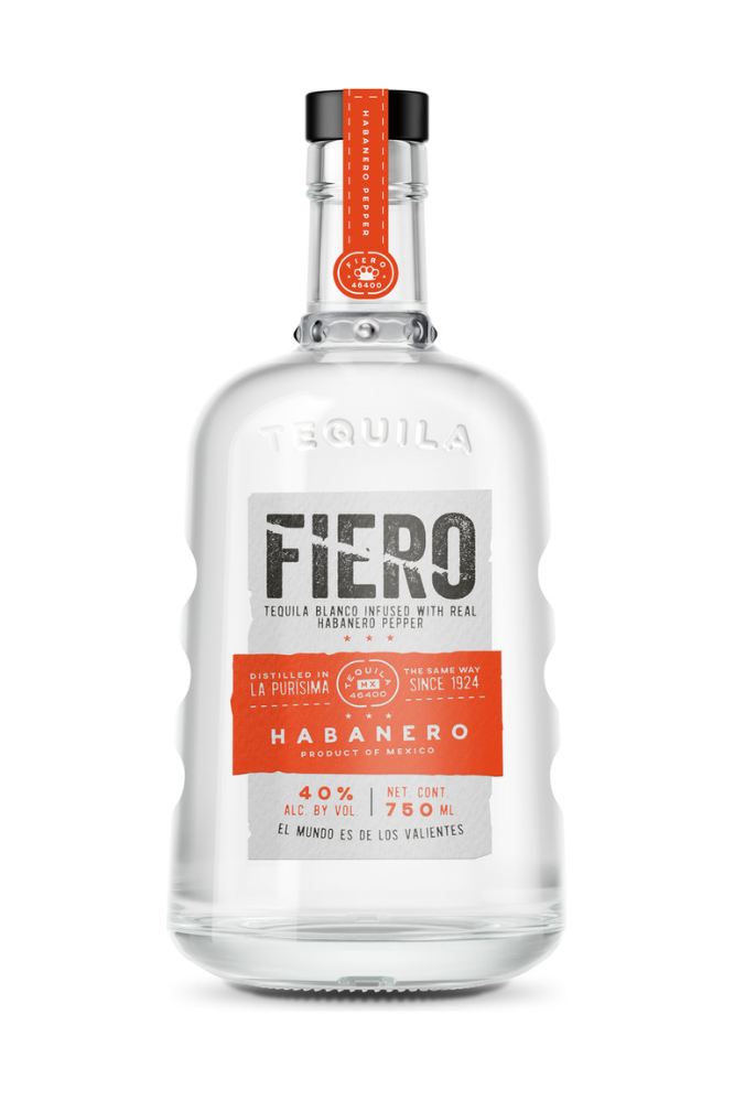 Fiero Habanero Blanco Tequila 750ml