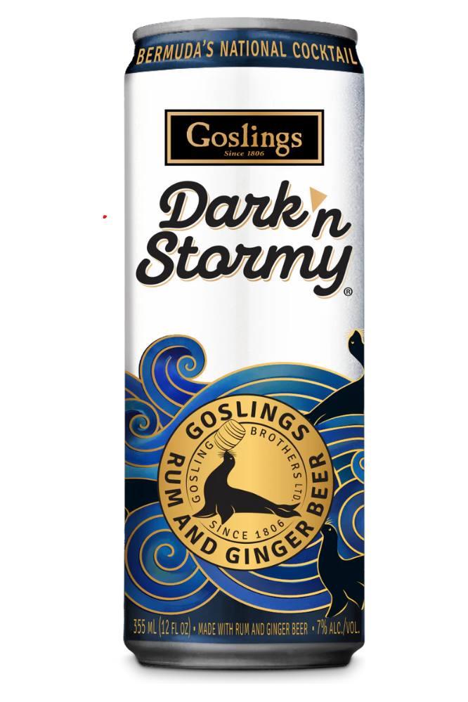 Goslings Dark and Stormy Cocktail Rum Can