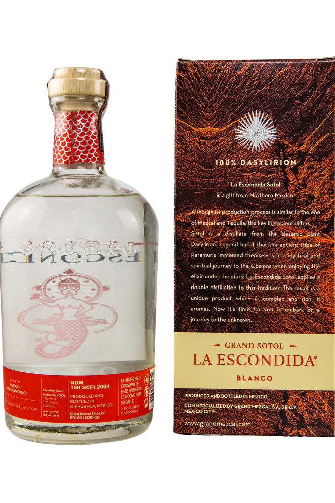 La Escondida Grand Sotol Artesanal 700ml