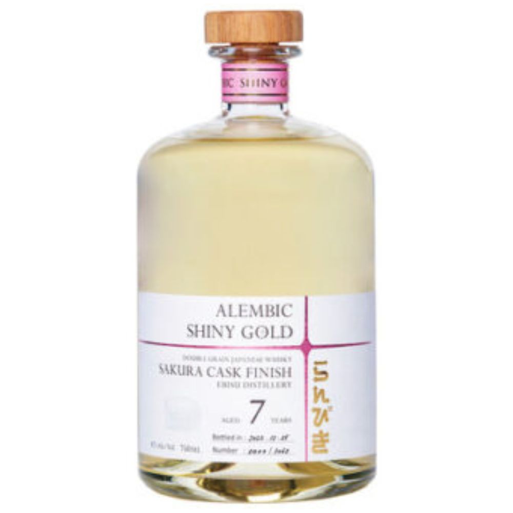 Ebisu Distillery Alembic Shiny Gold Sakura Cask Finish Japanese Whisky 750ml