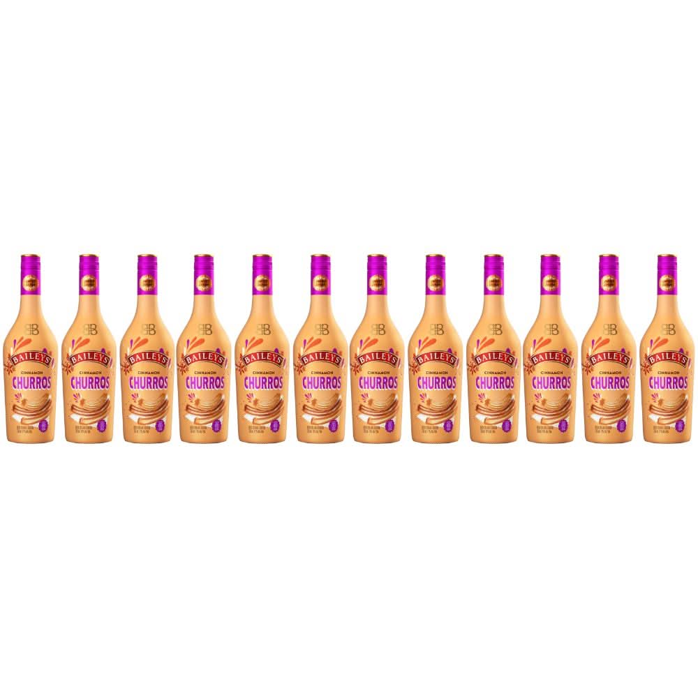 Baileys Churros Limited Edition Irish Cream Liqueur 750ml Bottle 12-Pack